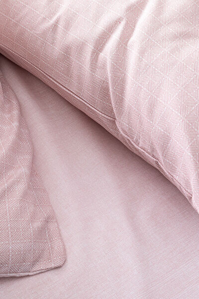 مجموعة غطاء لحاف  ذات حجم مزدوج -  منقوش - 3