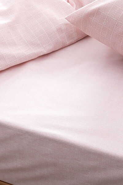 مجموعة غطاء لحاف  ذات حجم مزدوج -  منقوش - 4