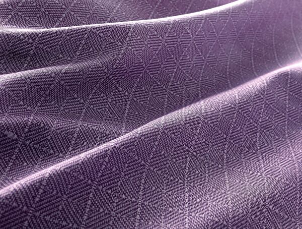 Odette Double Ranforce Printed Duvet Cover Set - Purple - 6