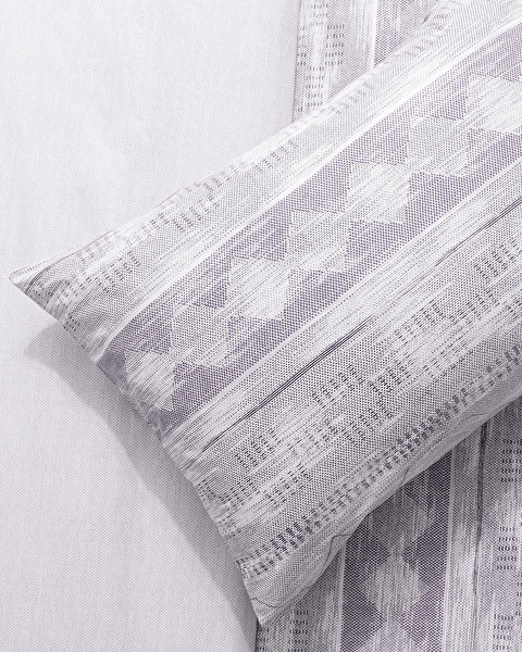 Dash Çift Kişilik %100 Pamuk Ranforce Baskılı Nevresim Takımı - Mürdüm - 0