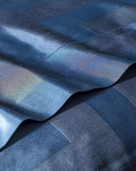 Ensemble de housse de couette en satin jacquard double Belda - 2