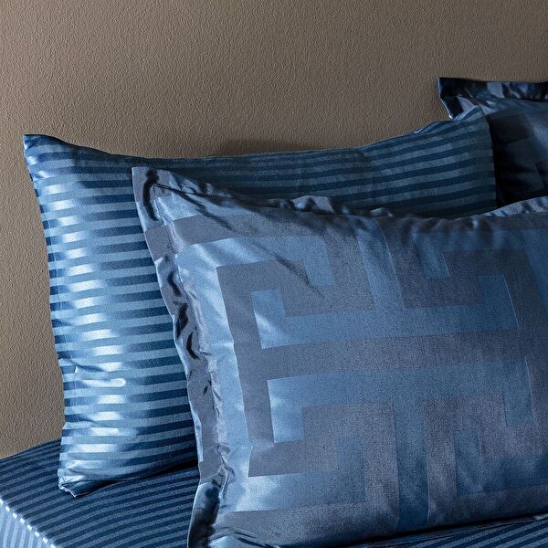 Belda Double Jacquard Satin Duvet Cover Set - 3