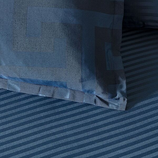 Belda Double Jacquard Satin Duvet Cover Set - 4