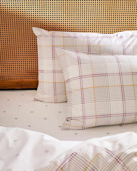 Fontaine Double Elastic Ranforce Printed Duvet Cover Set - 5