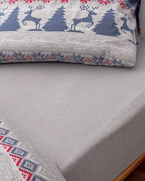 Ensemble de housse de couette double Vixien - Flanelle - 3