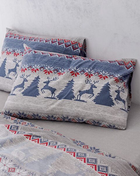 Ensemble de housse de couette double Vixien - Flanelle - 2