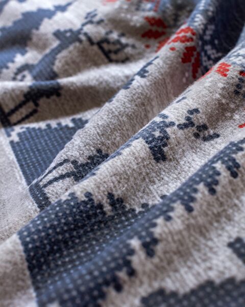 Ensemble de housse de couette double Vixien - Flanelle - 4