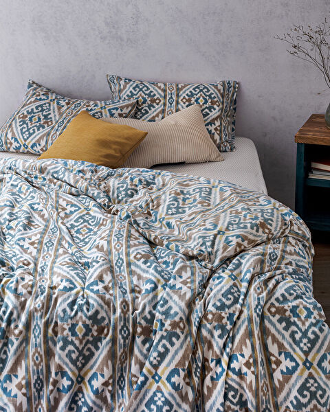 طقم غطاء لحاف مزدوج آرون - فلانيل - 1