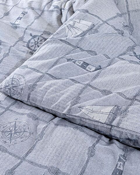 طقم غطاء لحاف جاكار مزدوج من إتريتا - 4