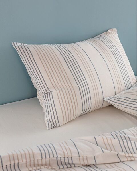 Ensemble de housse de couette teint en fil double Henri - 2