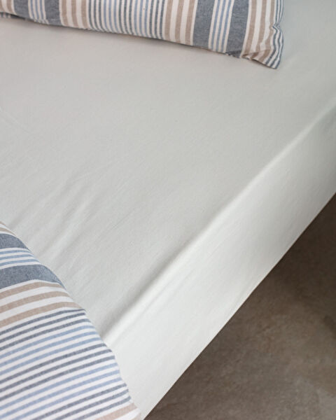 Ensemble de housse de couette teint en fil double Patrice - 4