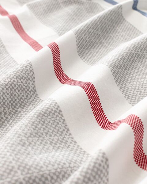 Burcet Double Ranforce Printed Duvet Cover Set - 5