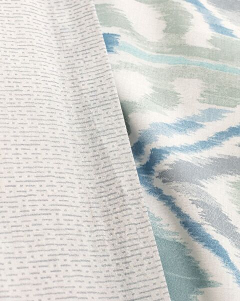 Norris Double Ranforce Elastisch bedrucktes Bettbezug-Set - 5