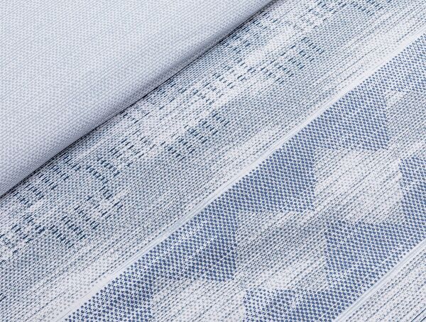 Dash Double 100% katoenen Ranforce bedrukte dekbedovertrekset - blauw - 5