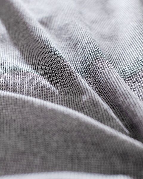 Ensemble de housse de couette double 100 % coton teint en fil Nuage - Anthracite - 8