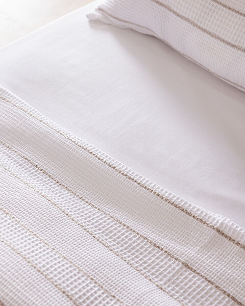 مجموعة غطاء لحاف مصبوغ بخيوط مزدوجة من رايا - 4