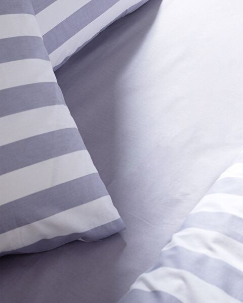 Avignon Double 100% Cotton Ranforce Printed Duvet Cover Set - Purple - 3