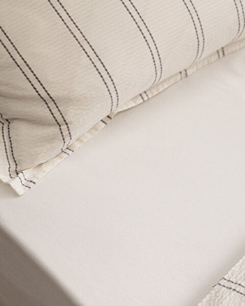 Linda Double Size Duvet Cover Set-washed Seersucker - 6