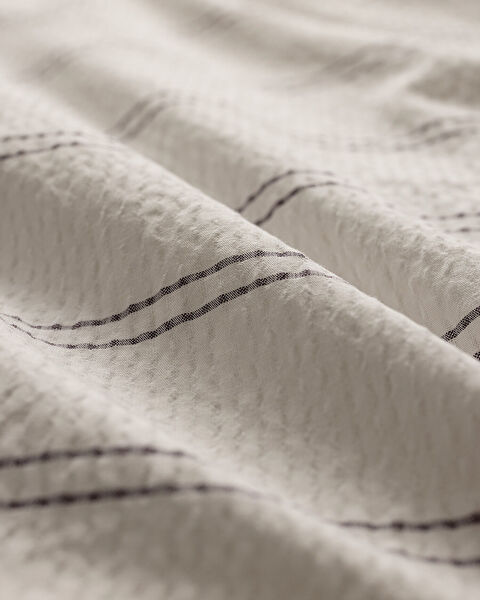 Linda Double Size Duvet Cover Set-washed Seersucker - 5