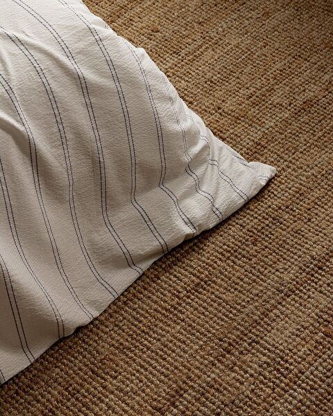 Linda Double Size Duvet Cover Set-washed Seersucker - 3