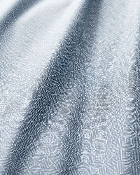 Odette Double 100% Cotton Ranforce Printed Duvet Cover Set - Blue - 5