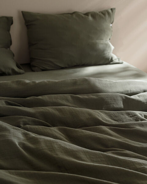 Marla Muslin Double Size Duvet Cover Set - Fitted - 3