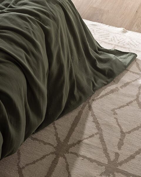 Marla Muslin Double Size Duvet Cover Set - Fitted - 4