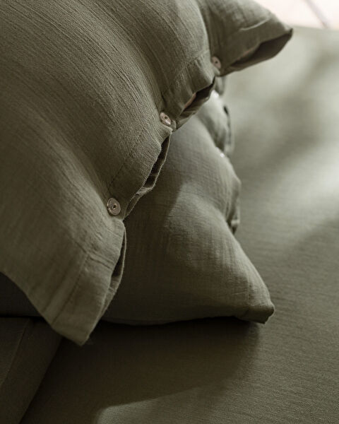 Marla Muslin Double Size Duvet Cover Set - Fitted - 6