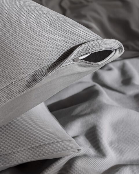 Marly Double Sıze Cotton Jersey Fıtted Duvet Cover Set - 5