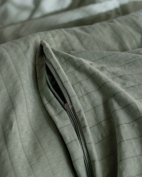 Marlene Double Sıze Cotton Jersey Fıtted Duvet Cover Set - 8