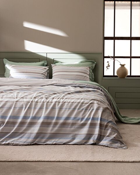 Armande Double Size Duvet Cover Set - Ranforce Patterned - 0