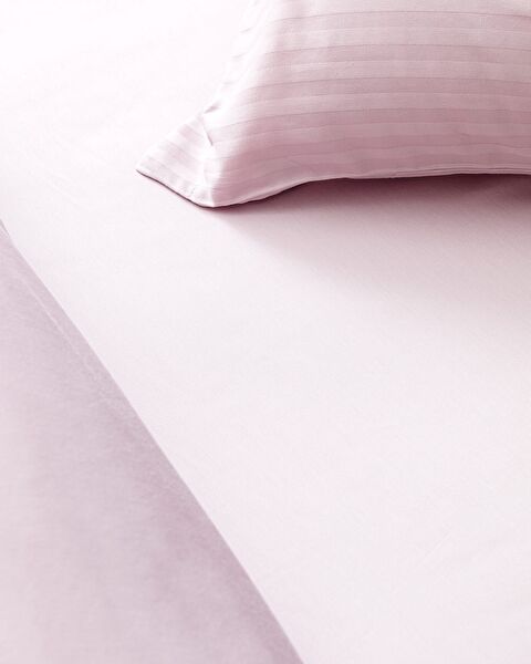 Elicia Double Sıze Strıped Satın Duvet Cover Set - 0