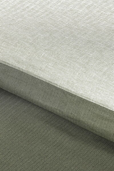 Ensemble de Housse de Couette Double en Coton Imprimé Cher - Kaki - 5