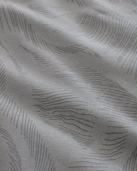 Coyan Çift Kişilik Pamuklu Baskılı Nevresim Takımı - Gri - 5