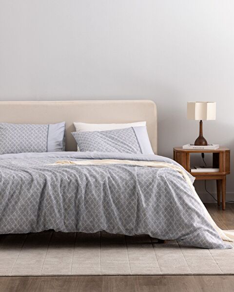 Clarice Duvet Cover Set -coco Crep Patterned - 0