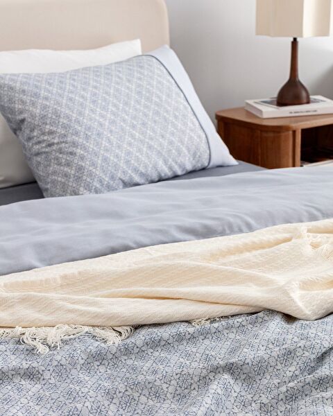 Clarice Duvet Cover Set -coco Crep Patterned - 8