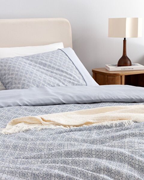 Clarice Duvet Cover Set -coco Crep Patterned - 3