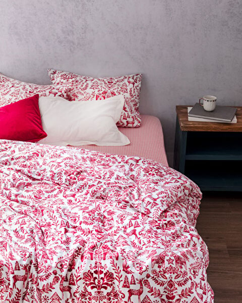 مجموعة غطاء لحاف الفانيلا الحجم - 1