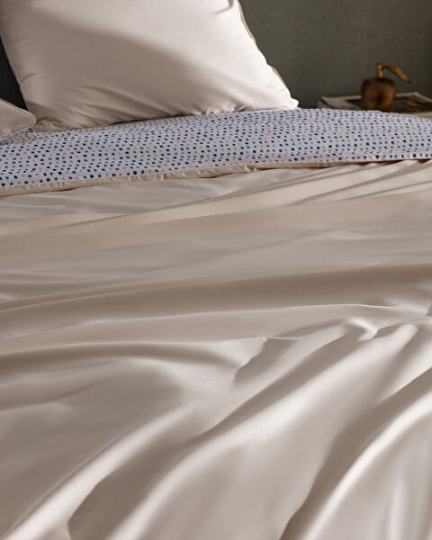 مجموعة غطاء لحاف من الساتان المطبوع مقاس عائلي من برن - 2