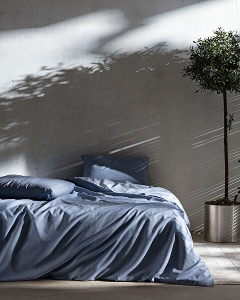 Odette Family Size Duvet Cover Set - Ranforce Patterned - 0