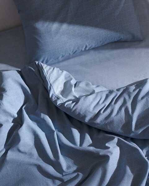 Odette Family Size Duvet Cover Set - Ranforce Patterned - 4