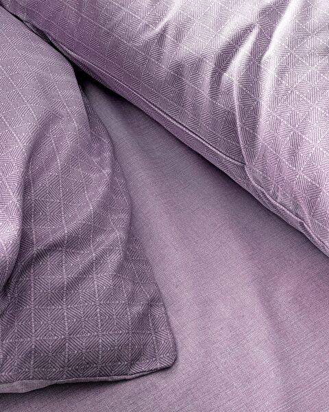 Odette Family Size Duvet Cover Set - Ranforce Patterned - 3