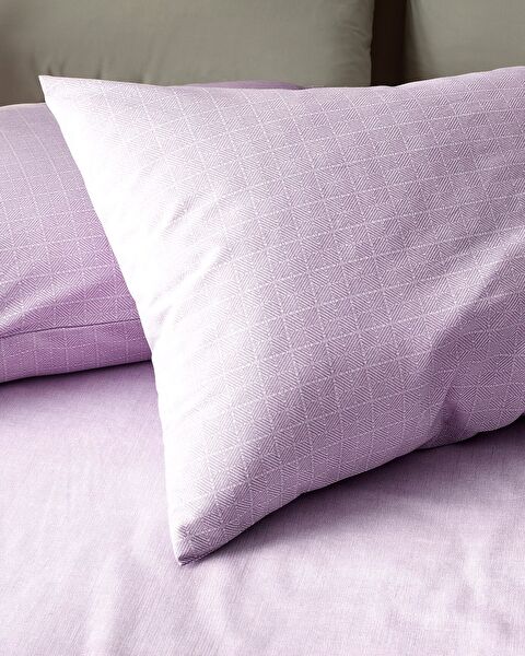 Odette Family Size Duvet Cover Set - Ranforce Patterned - 2