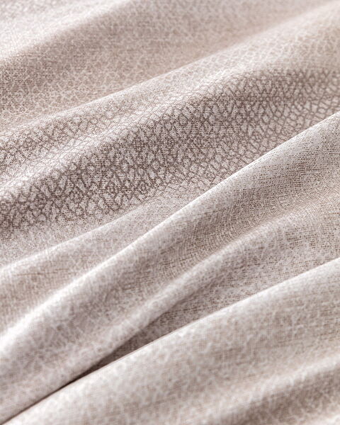 Candide Kingsize 100% katoen Madame Coco Crep dekbedovertrekset met print - Beige - 2