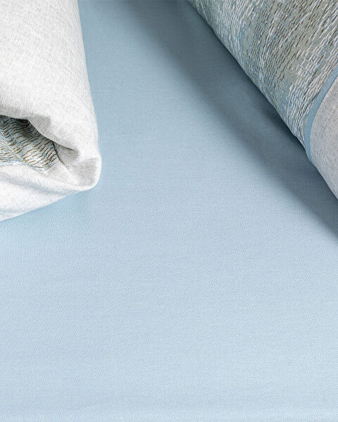 Agate King Size 100% Cotton Madame Coco Crep Printed Duvet Cover Set - Khaki - 3