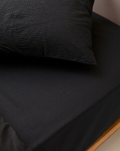 Linda King Size Duvet Cover Set-washed Seersucker - 4