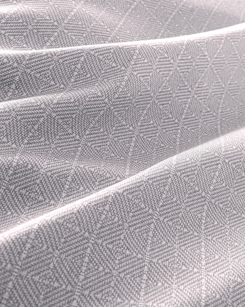 Odette King Size Ranforce Printed Duvet Cover Set - Gray - 3