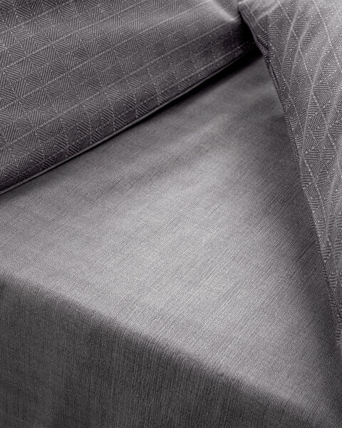 Odette kingsize Ranforce dekbedovertrekset met print - antraciet - 3