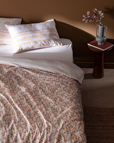 Squirre King Size Ranforce Printed Duvet Cover Set - 1