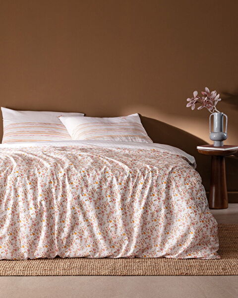 Squirre King Size Ranforce Printed Duvet Cover Set - 0